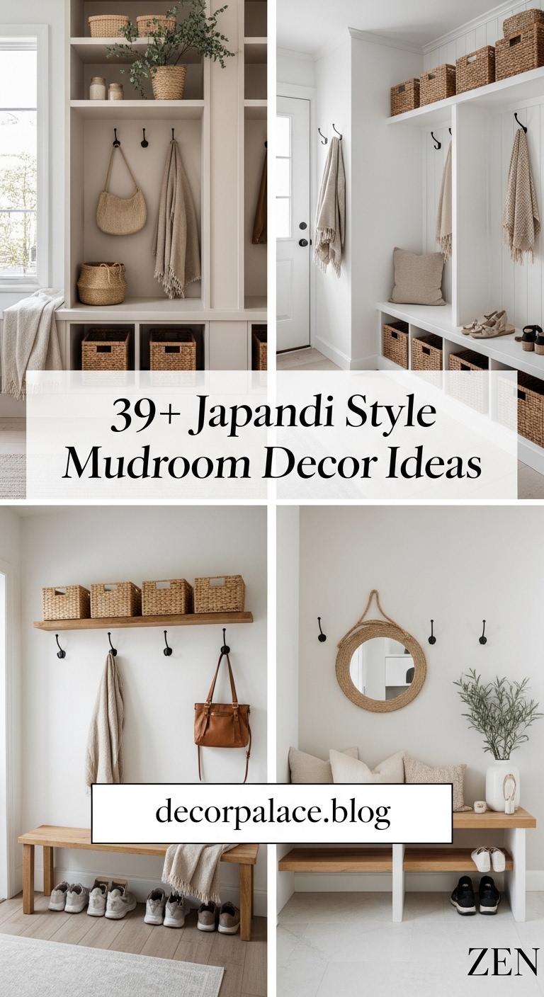 39 Japandi Style Mudroom