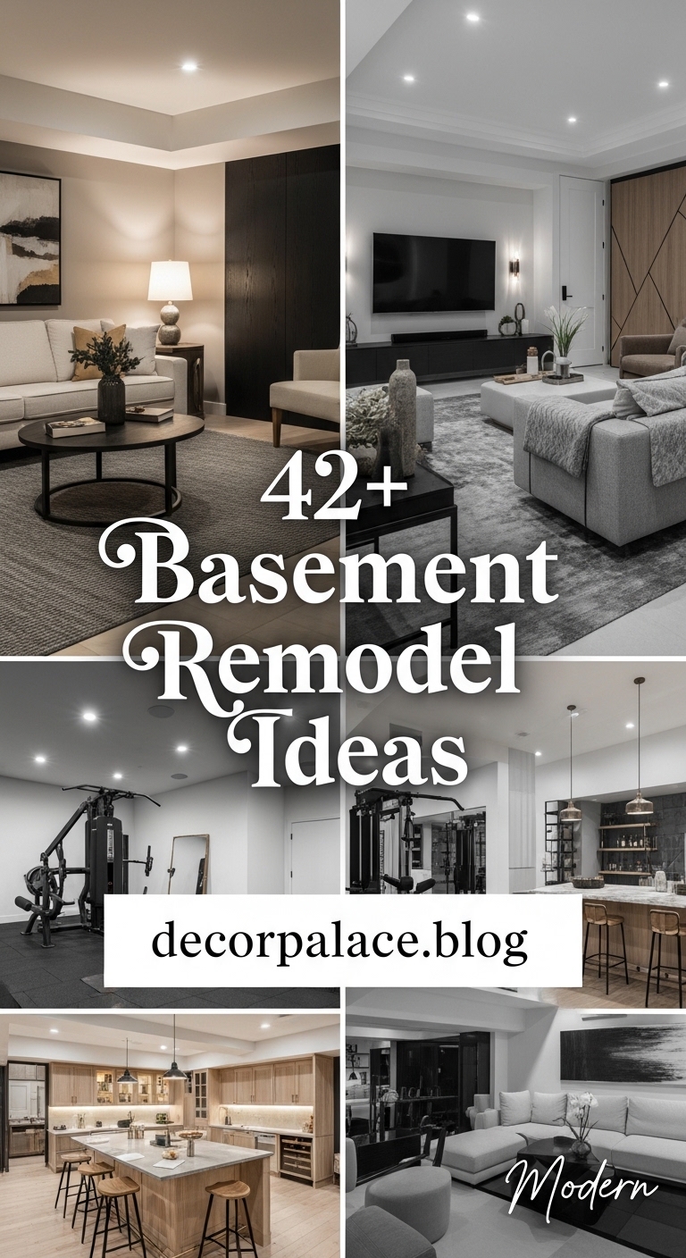 42+ Modern Basement Remodel Decor Ideas 2 42 Modern Basement Remodel Decor Ideas