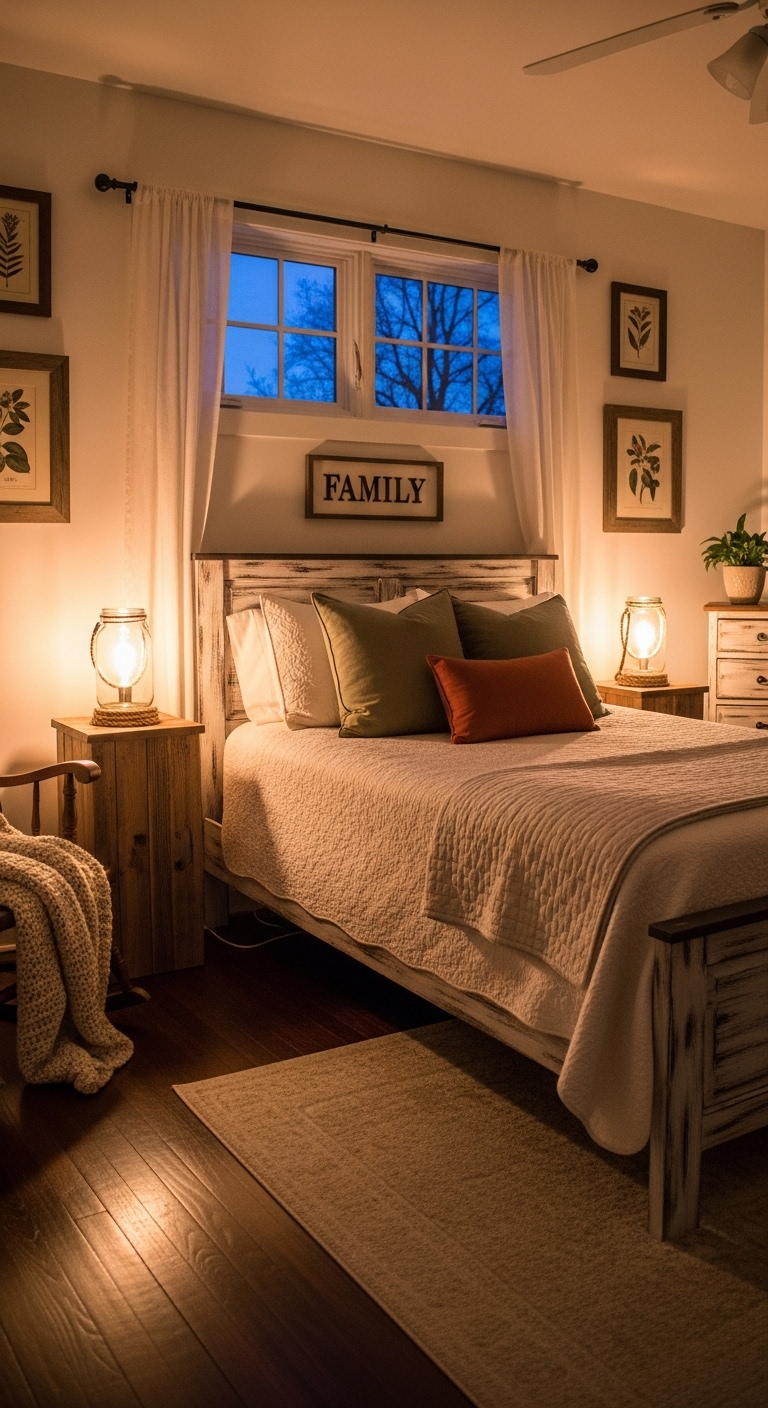 42+ Cozy Farmhouse Bedroom Design Ideas 11 image 1251