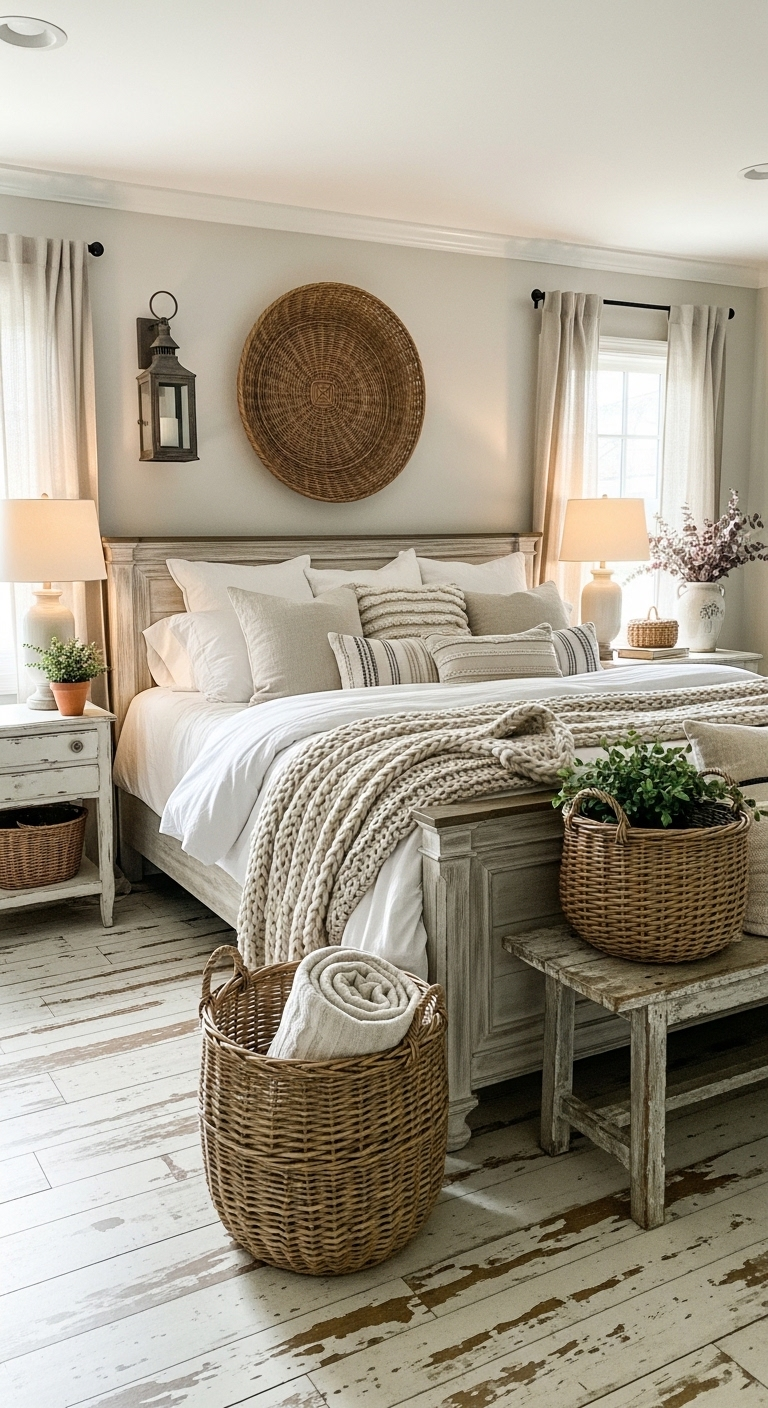 42+ Cozy Farmhouse Bedroom Design Ideas 21 image 1265
