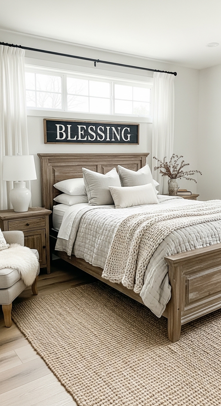 42+ Cozy Farmhouse Bedroom Design Ideas 23 image 1266