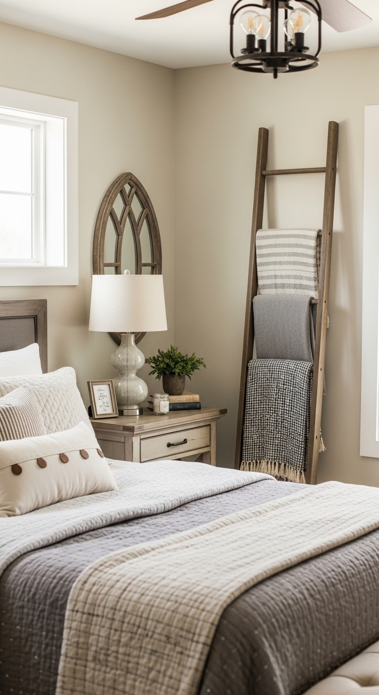 42+ Cozy Farmhouse Bedroom Design Ideas 36 image 1287