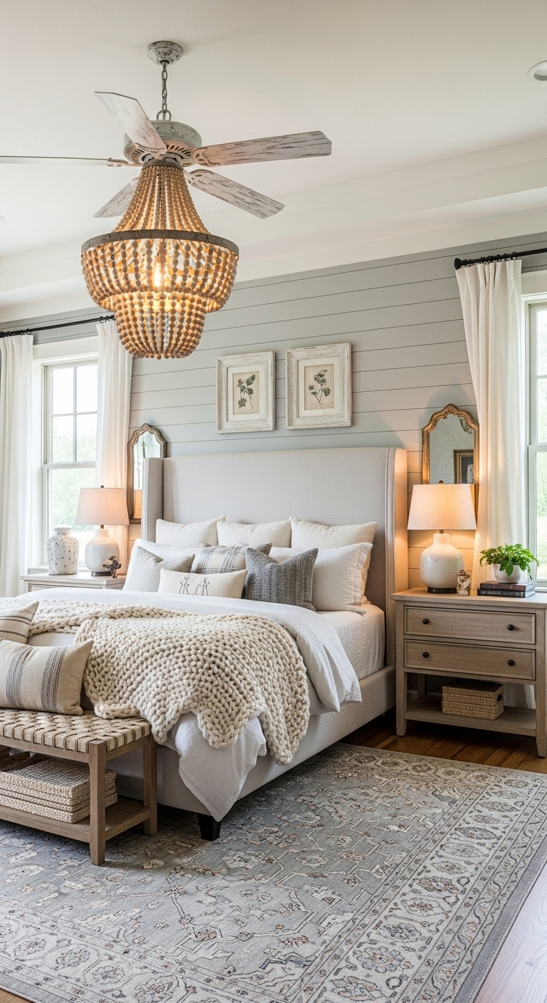 42+ Cozy Farmhouse Bedroom Design Ideas 39 image 1294