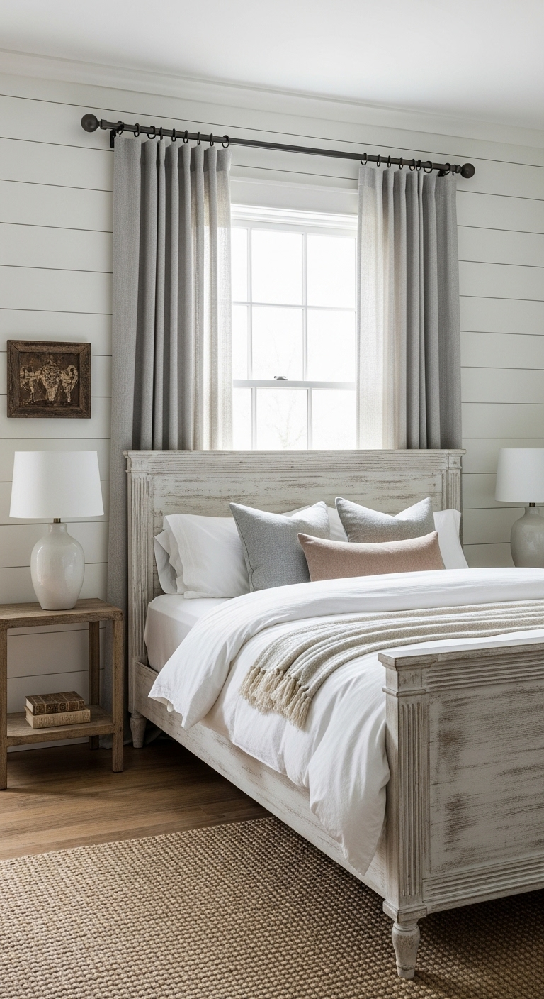 42+ Cozy Farmhouse Bedroom Design Ideas 44 image 1310