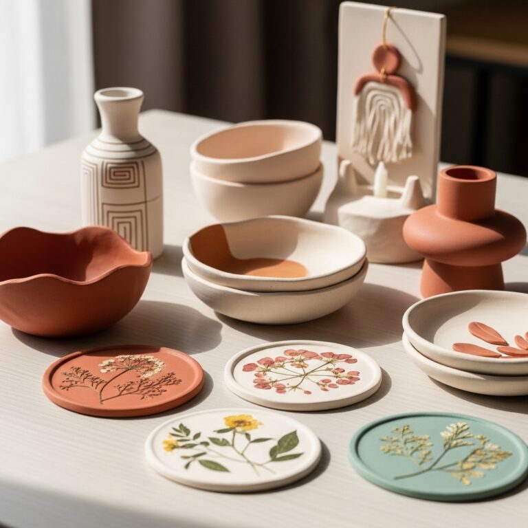 45+ Air Dry Clay Ideas for DIY Home Decor