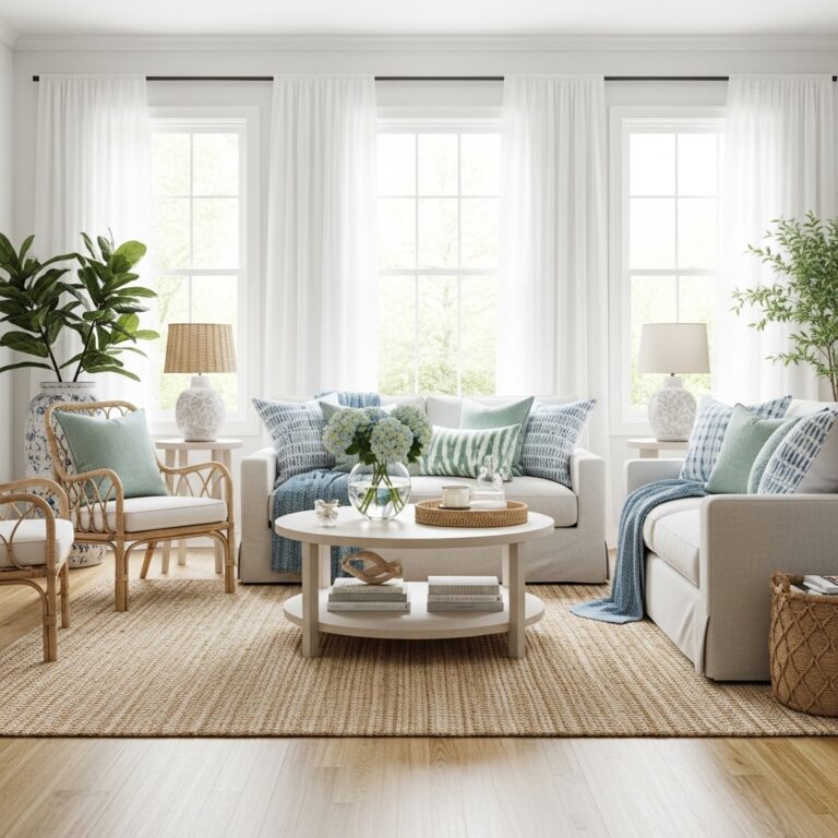 15+ Summer Living Room Decor Ideas