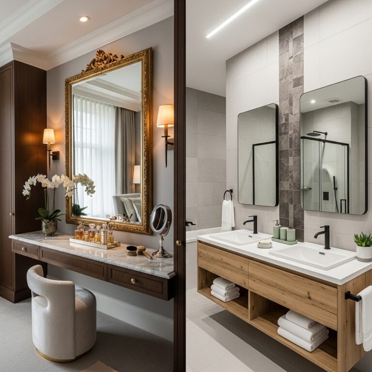 40+ Vanity Ideas for Bedroom & Bathroom