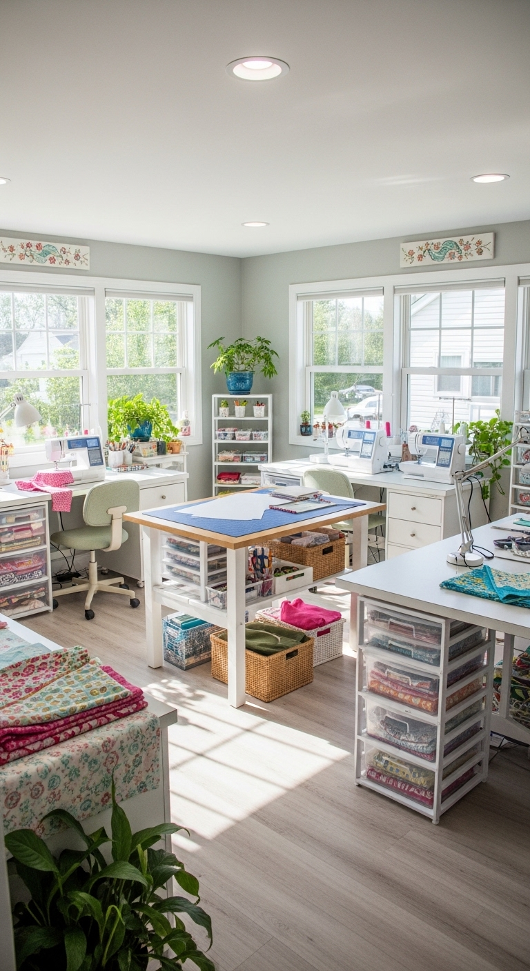 40+ Sewing Room Design Layout Ideas 3 image 412