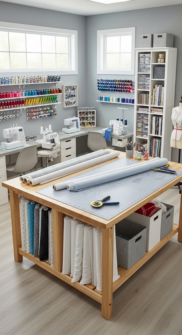 40+ Sewing Room Design Layout Ideas 4 image 413