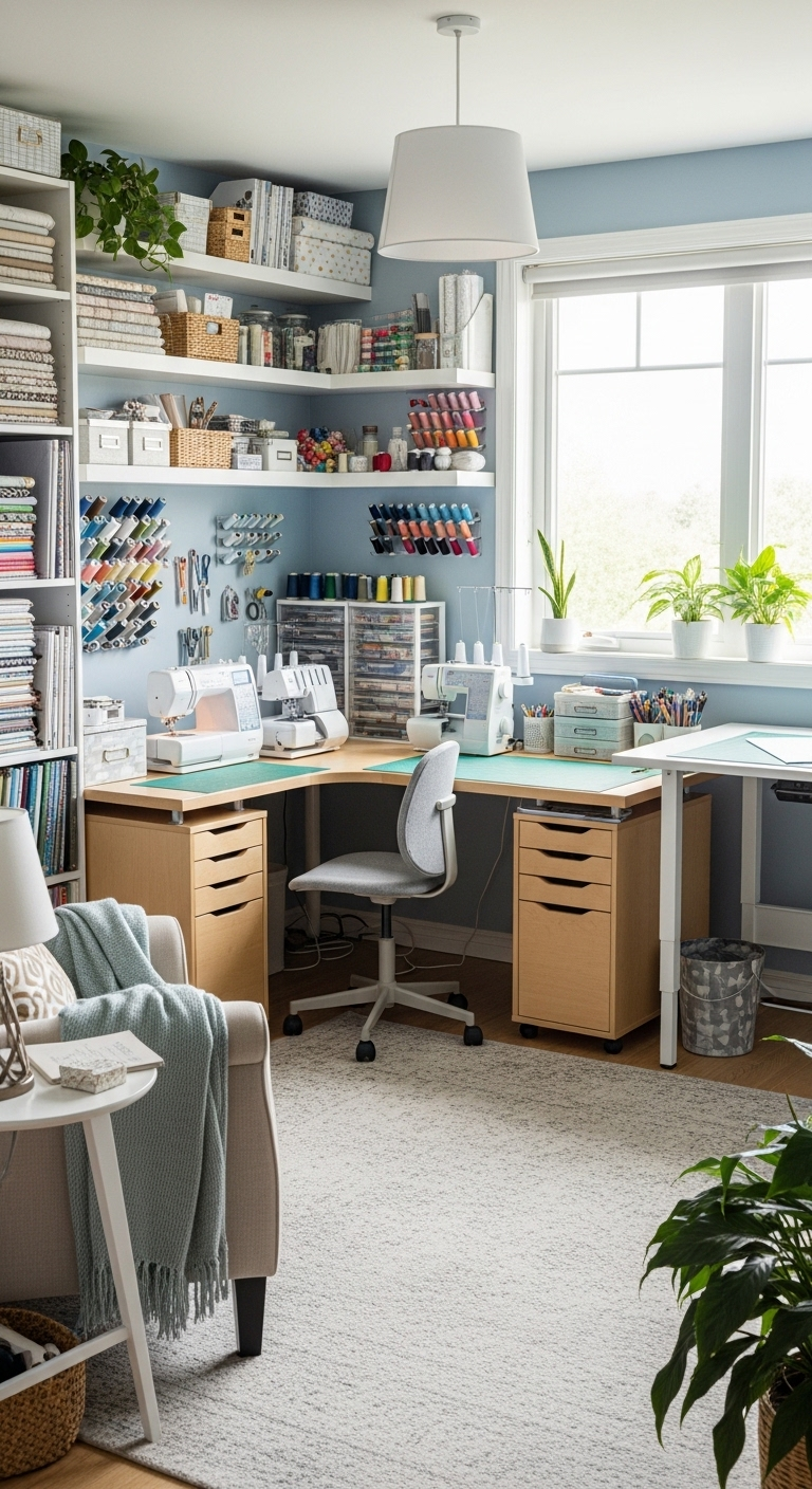 40+ Sewing Room Design Layout Ideas 6 image 415