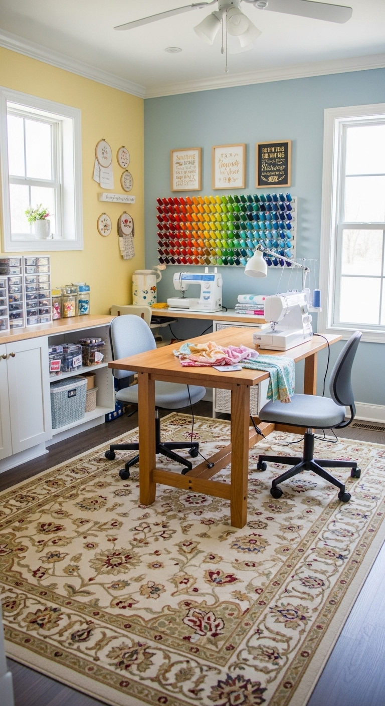 40+ Sewing Room Design Layout Ideas 7 image 416