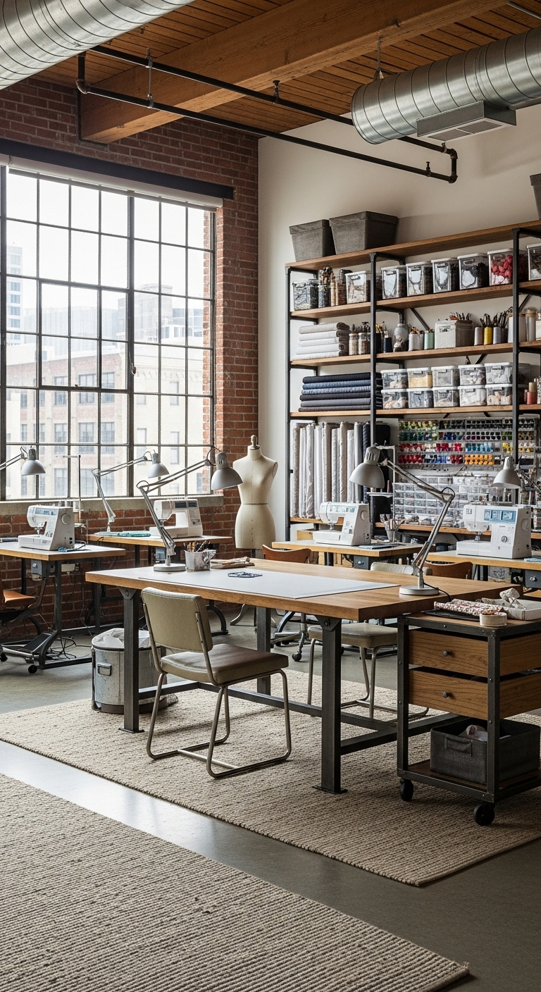 40+ Sewing Room Design Layout Ideas 15 image 424