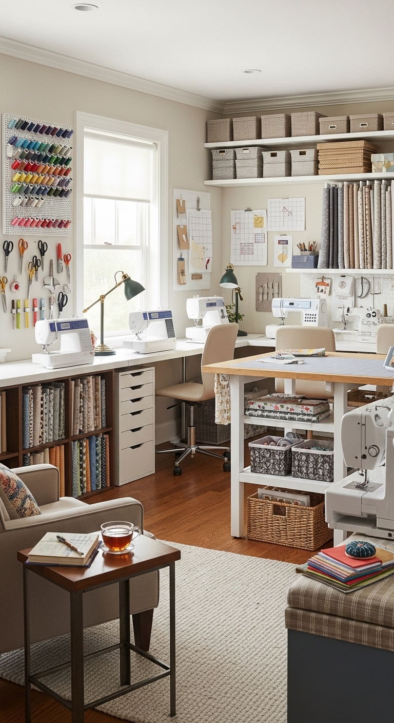 40+ Sewing Room Design Layout Ideas 18 image 427