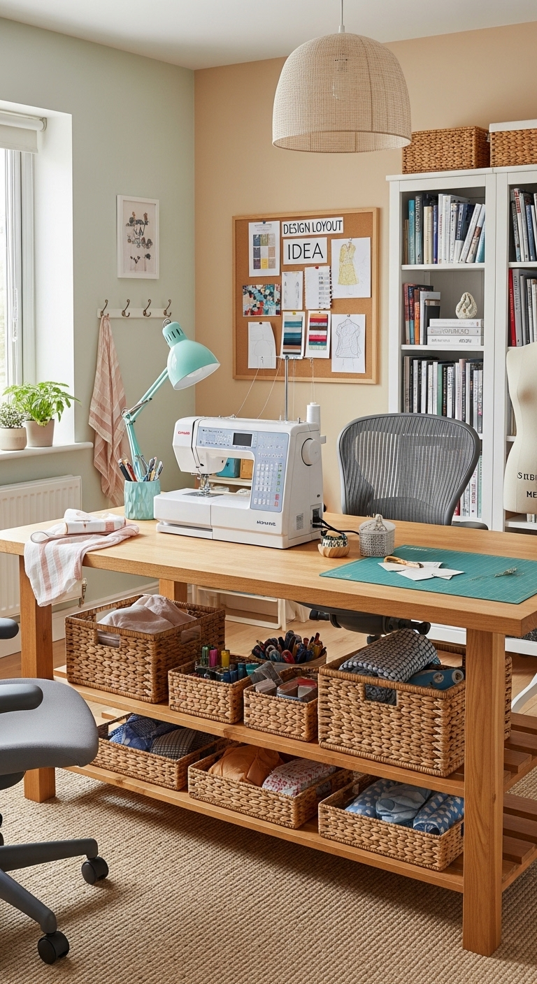 40+ Sewing Room Design Layout Ideas 19 image 428