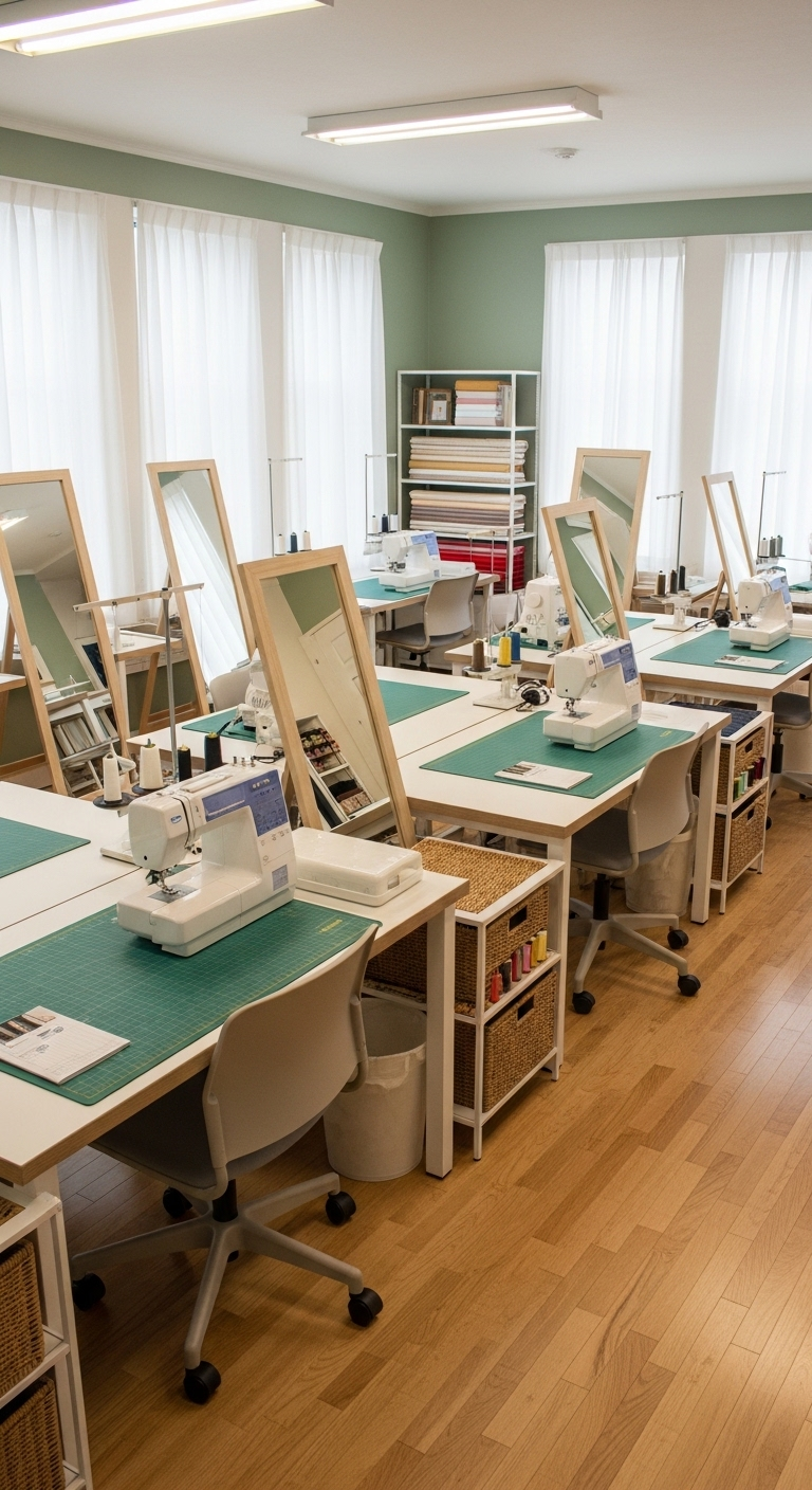 40+ Sewing Room Design Layout Ideas 20 image 429