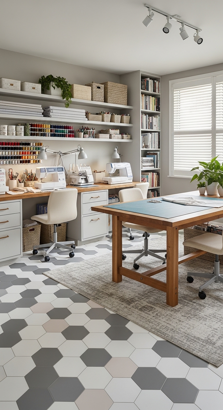 40+ Sewing Room Design Layout Ideas 21 image 430