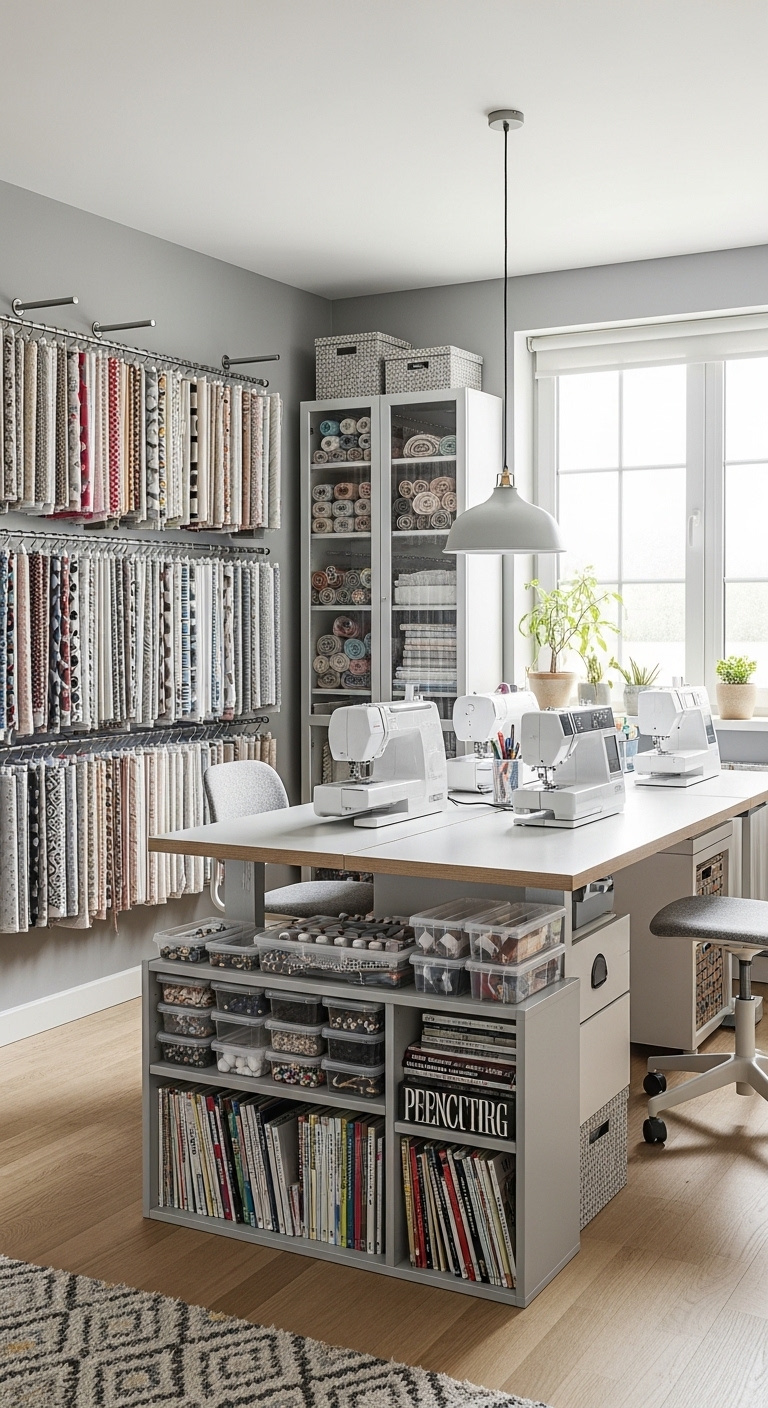 40+ Sewing Room Design Layout Ideas 22 image 431