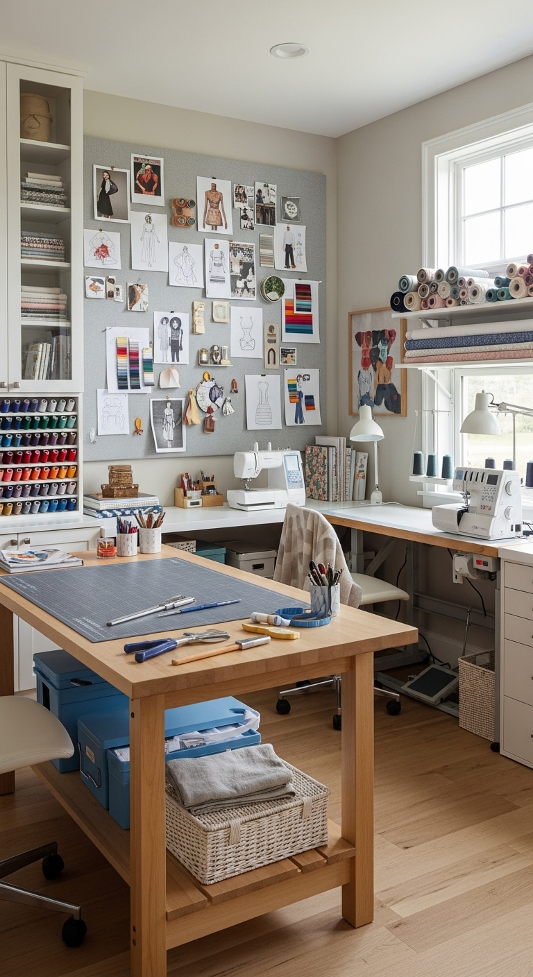 40+ Sewing Room Design Layout Ideas 23 image 432