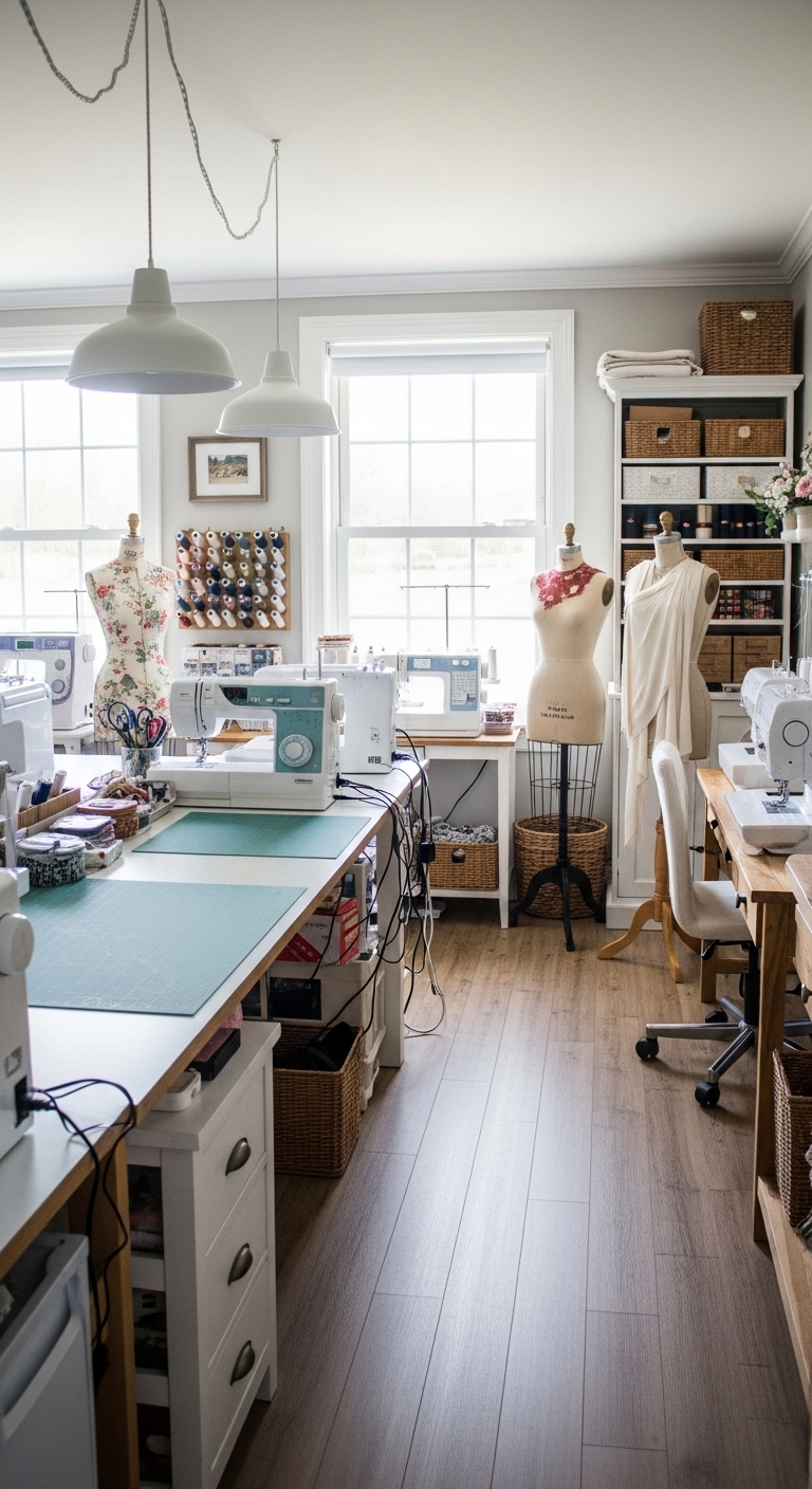 40+ Sewing Room Design Layout Ideas 29 image 438