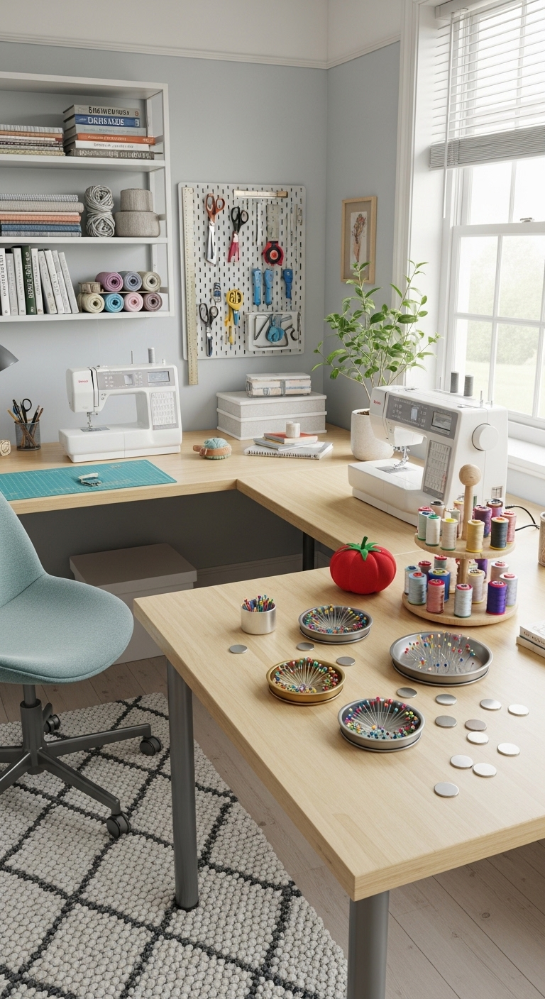 40+ Sewing Room Design Layout Ideas 30 image 439