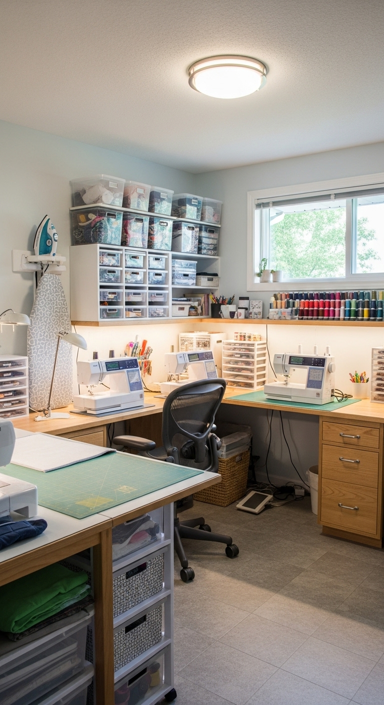 40+ Sewing Room Design Layout Ideas 32 image 441