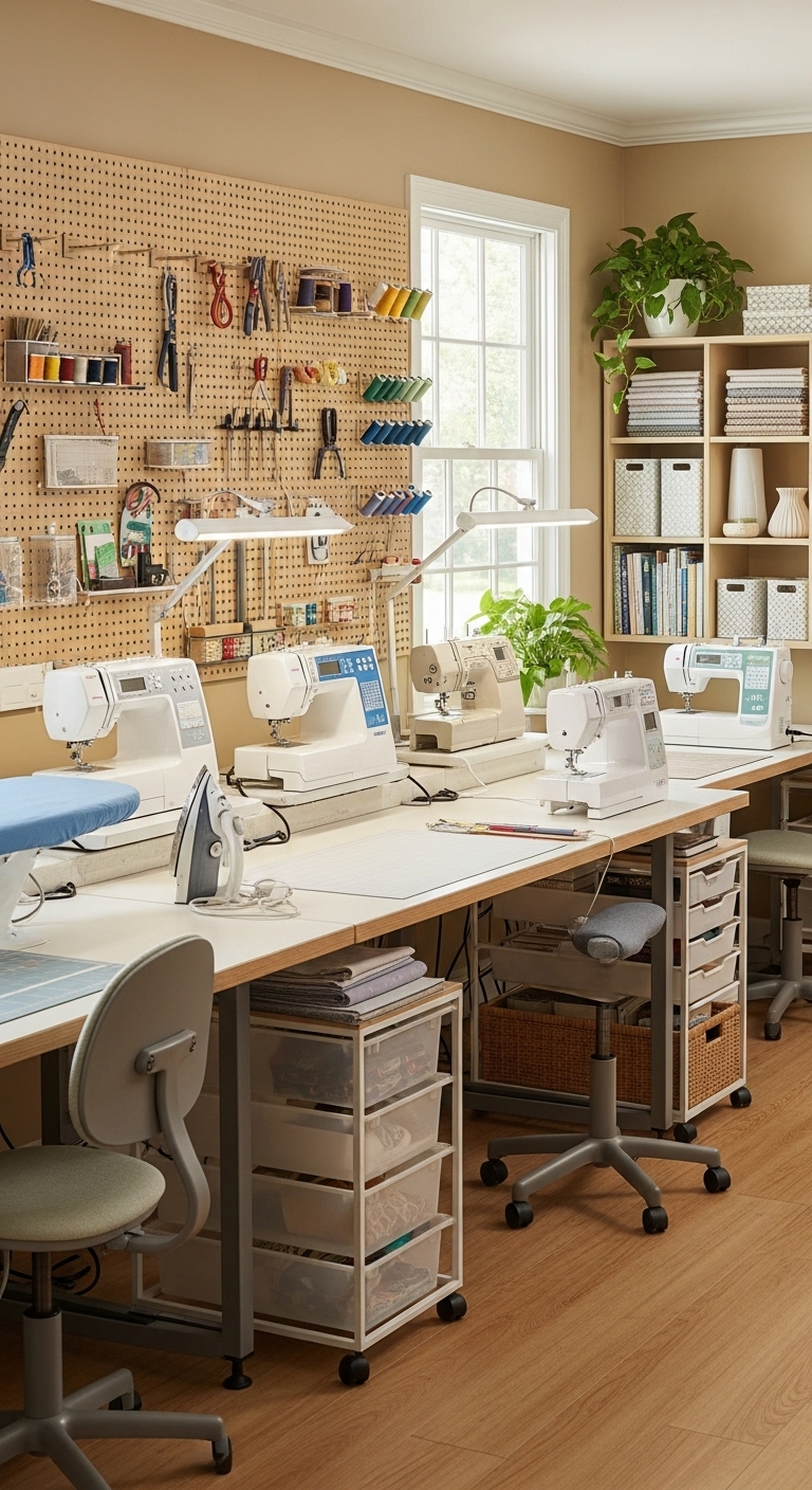 40+ Sewing Room Design Layout Ideas 33 image 442