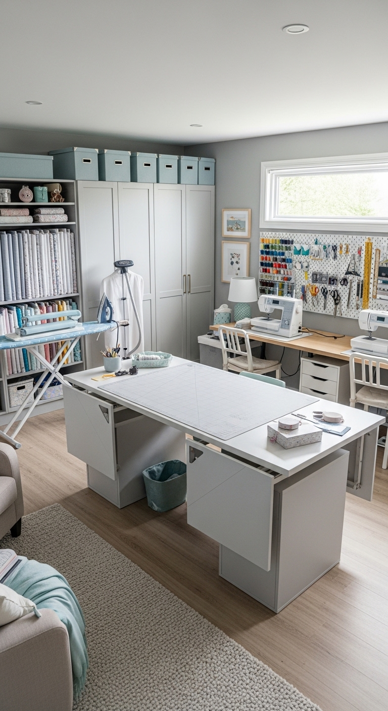 40+ Sewing Room Design Layout Ideas 37 image 446