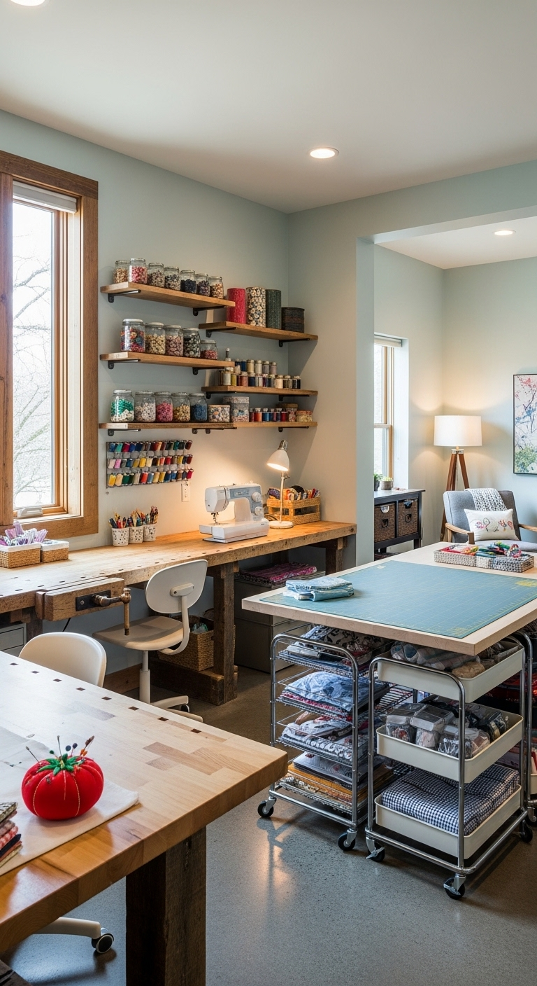 40+ Sewing Room Design Layout Ideas 40 image 449