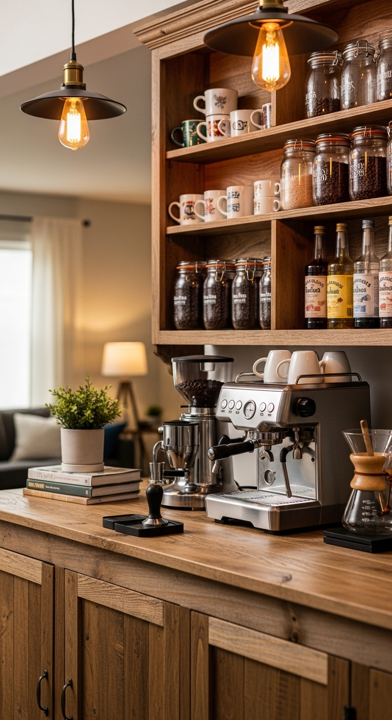 40+ Home Coffee Bar Ideas Design 4 image 799