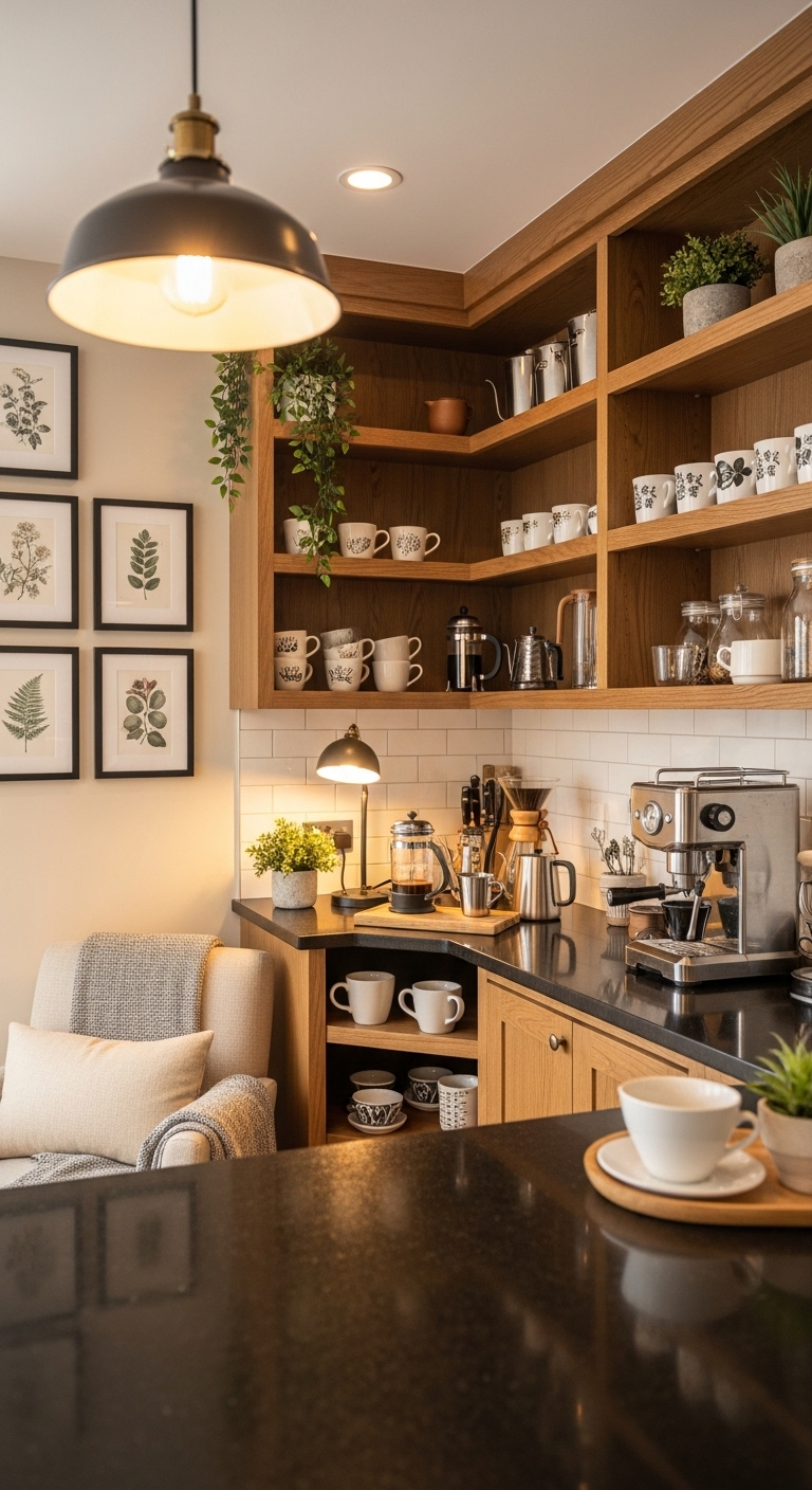 40+ Home Coffee Bar Ideas Design 6 image 801