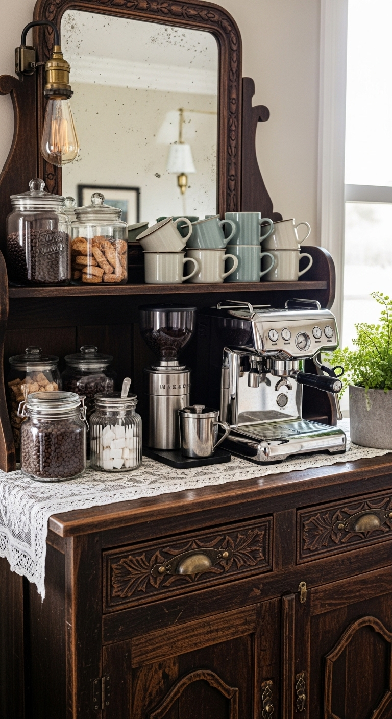 40+ Home Coffee Bar Ideas Design 12 image 807