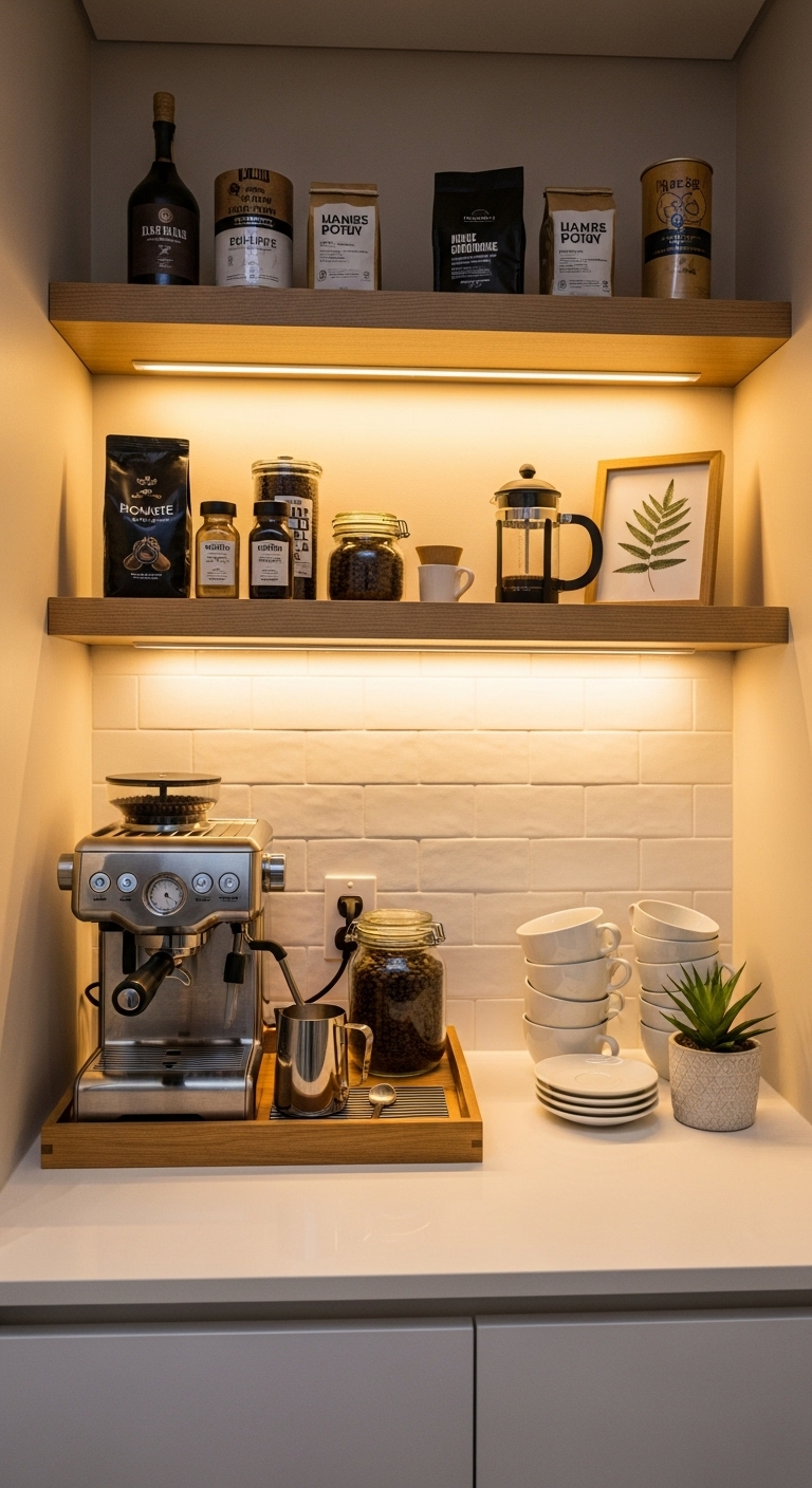 40+ Home Coffee Bar Ideas Design 15 image 810