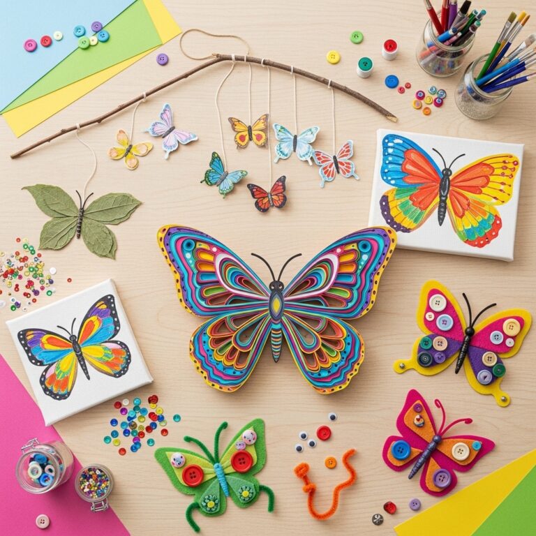 17+butterfly crafts Ideas
