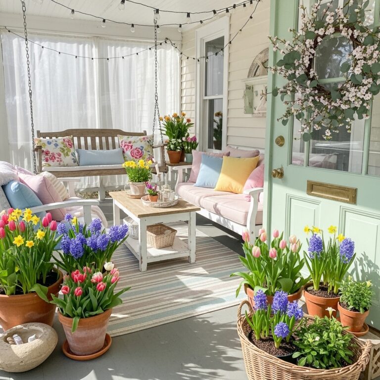 18+spring porch decor ideas