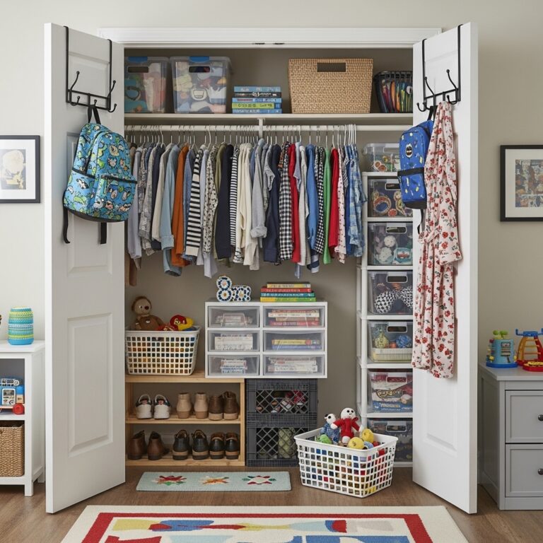 11+ dollar store kids closet organization ideas