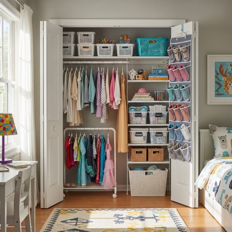 11+ Dollar Store Kids Closet Organization Ideas