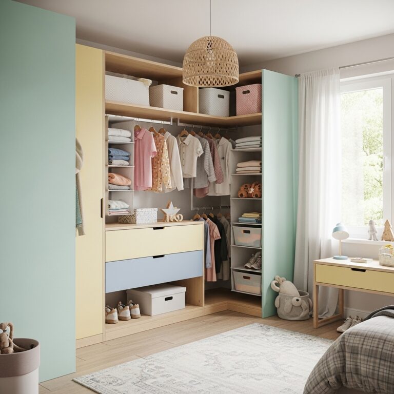 19+ Space Saving Kids Closet Storage Ideas