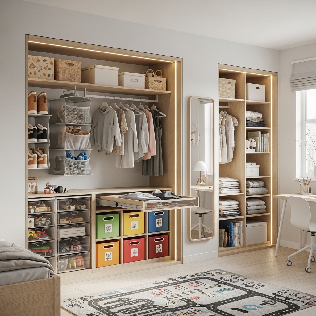 19 space saving kids closet storage ideas for apartments