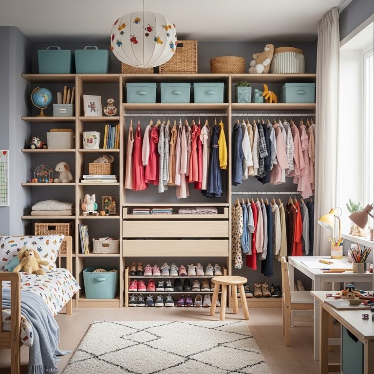 21+ Kids Wardrobe Organization Ideas