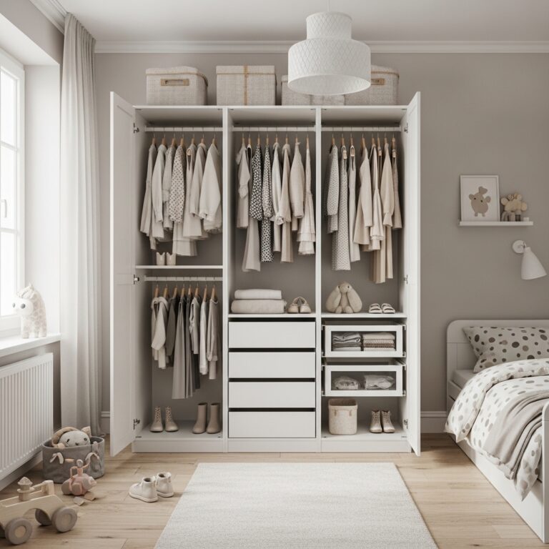 21+ kids wardrobe organization ideas for daily routines