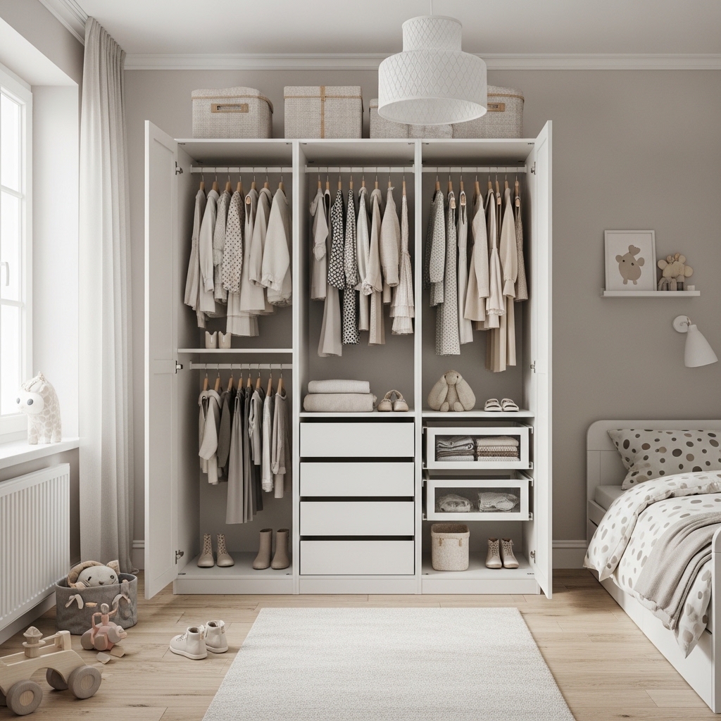 21 kids wardrobe organization ideas for daily routines