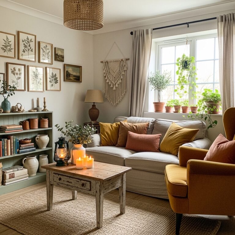 24+earthy cottage home decor ideas for small homes