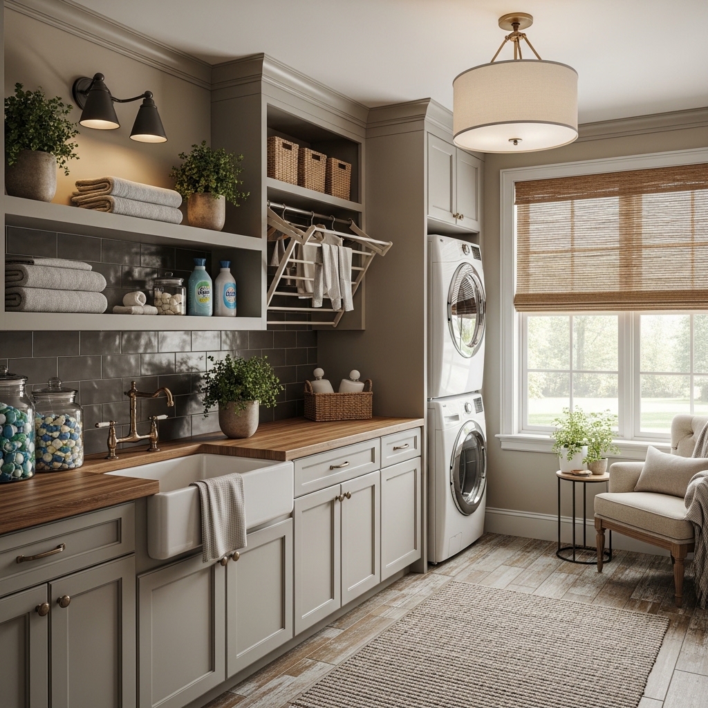 25 cozy laundry room ideas