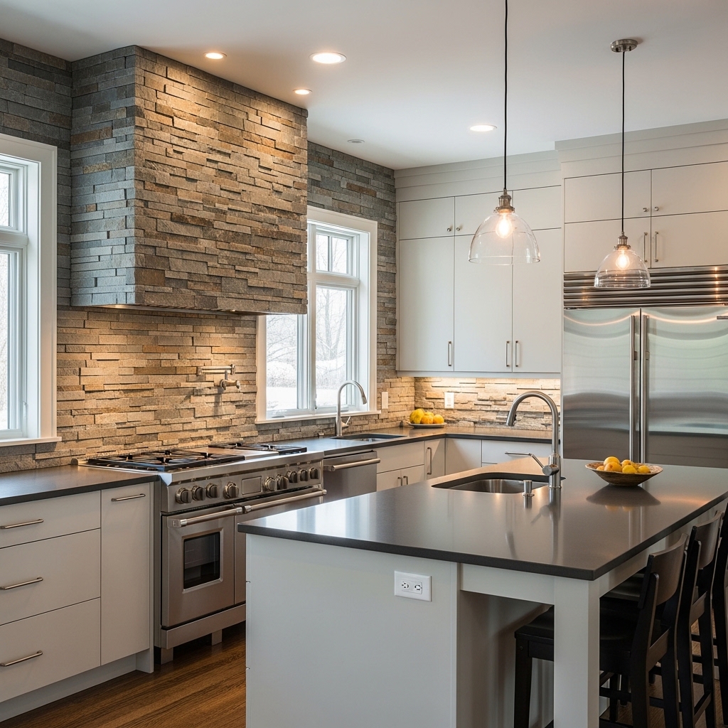 27 stone backsplash kitchen ideas