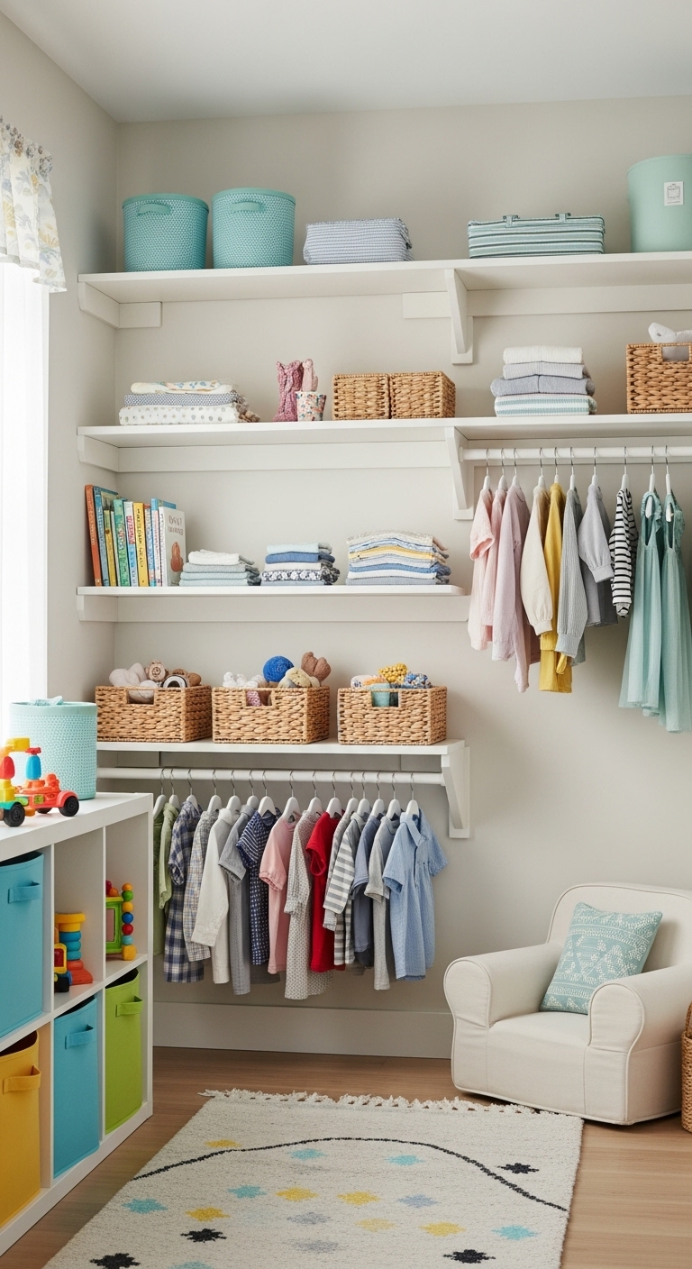 9+ toddler closet organization ideas for easy mornings 6 image 1033