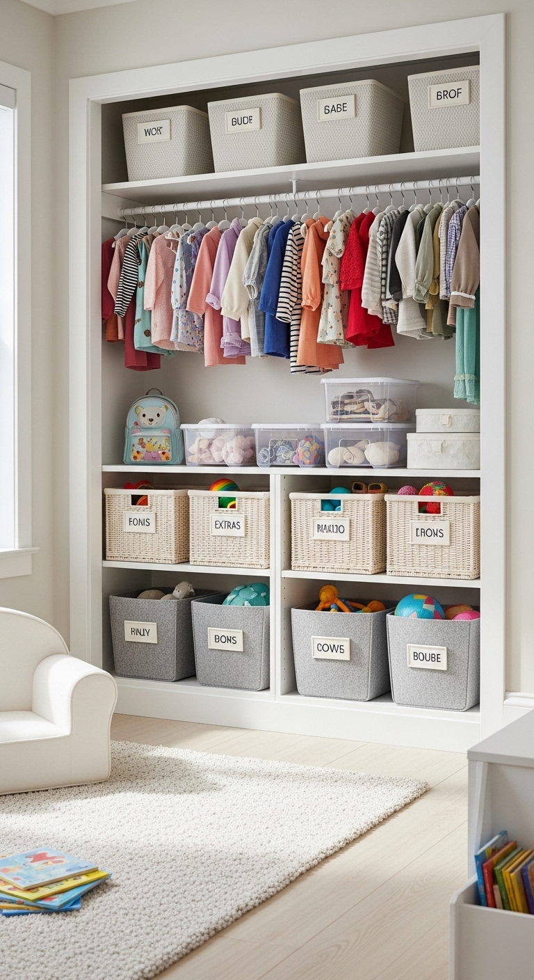9+ toddler closet organization ideas for easy mornings 8 image 1035
