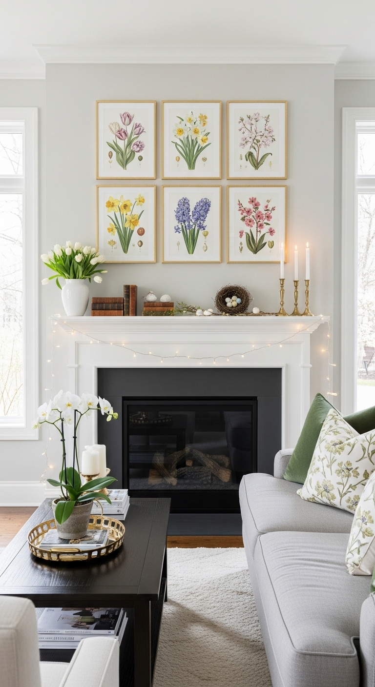21+ Spring Mantel Decor Ideas 8 image 1046