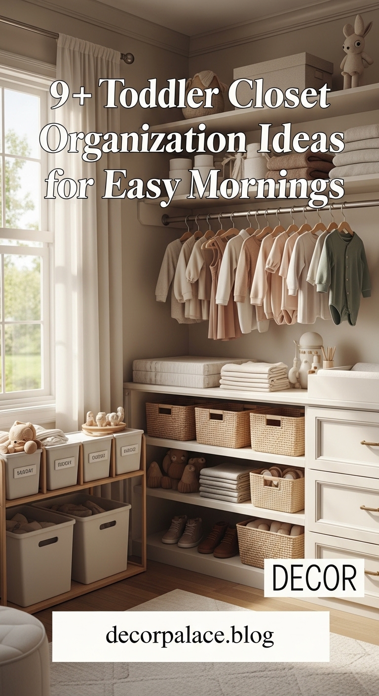 9+ toddler closet organization ideas for easy mornings 2 image 1048