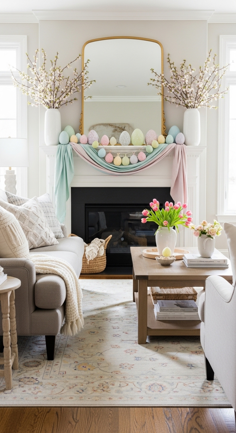 21+ Spring Mantel Decor Ideas 19 image 1059