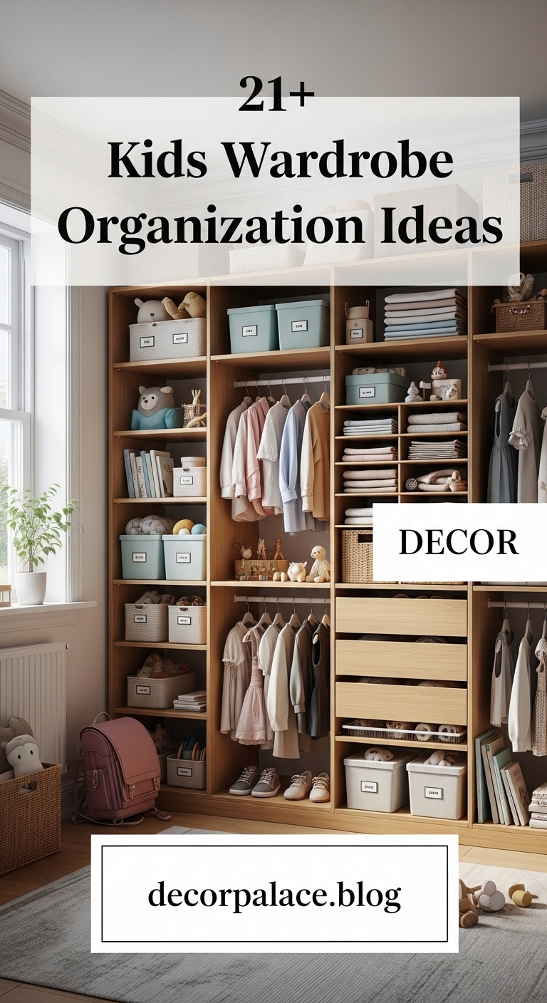 21+ Kids Wardrobe Organization Ideas 2 image 1068